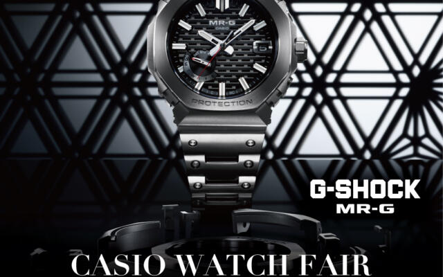 CASIO WATCH FAIR 開催⌚　11/22(金) ～ 12/28(土)